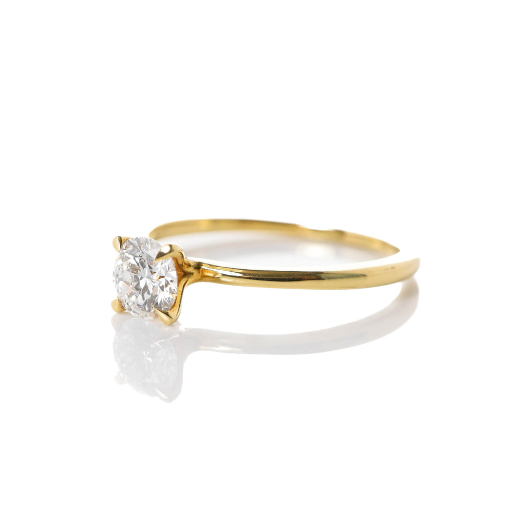 Delicate Iago 0.50-carat Yellow Gold