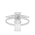 Delicate Iago Emerald 1-carat White Gold