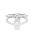 Delicate Blythe Elongated Cushion 1-carat White Gold