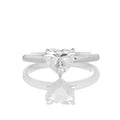 Strigifor Heart 1-carat White Gold